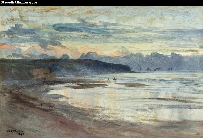 William Lionel Wyllie A Coastal Scene at Sunset